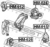 FEBEST HM-012 Mounting, automatic transmission